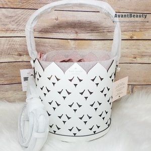 Kate Spade Small Bucket heart Optic White Dorit